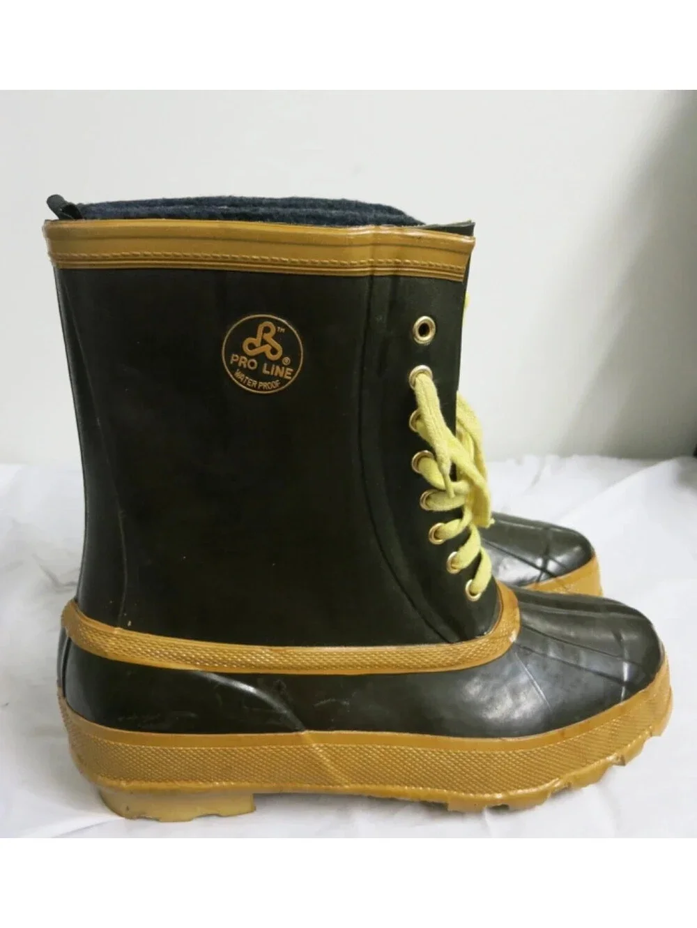 Pro Line Waterproof Duck Steel Shank Men's US Size 9 Boots